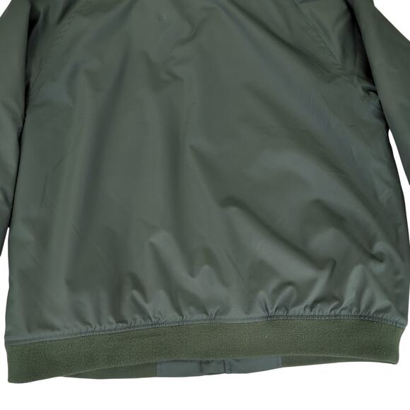 Orvis Harrington Bomber Dark Green Fleece Lined Flight Jacket Men's Size Large - Picture 6 of 11